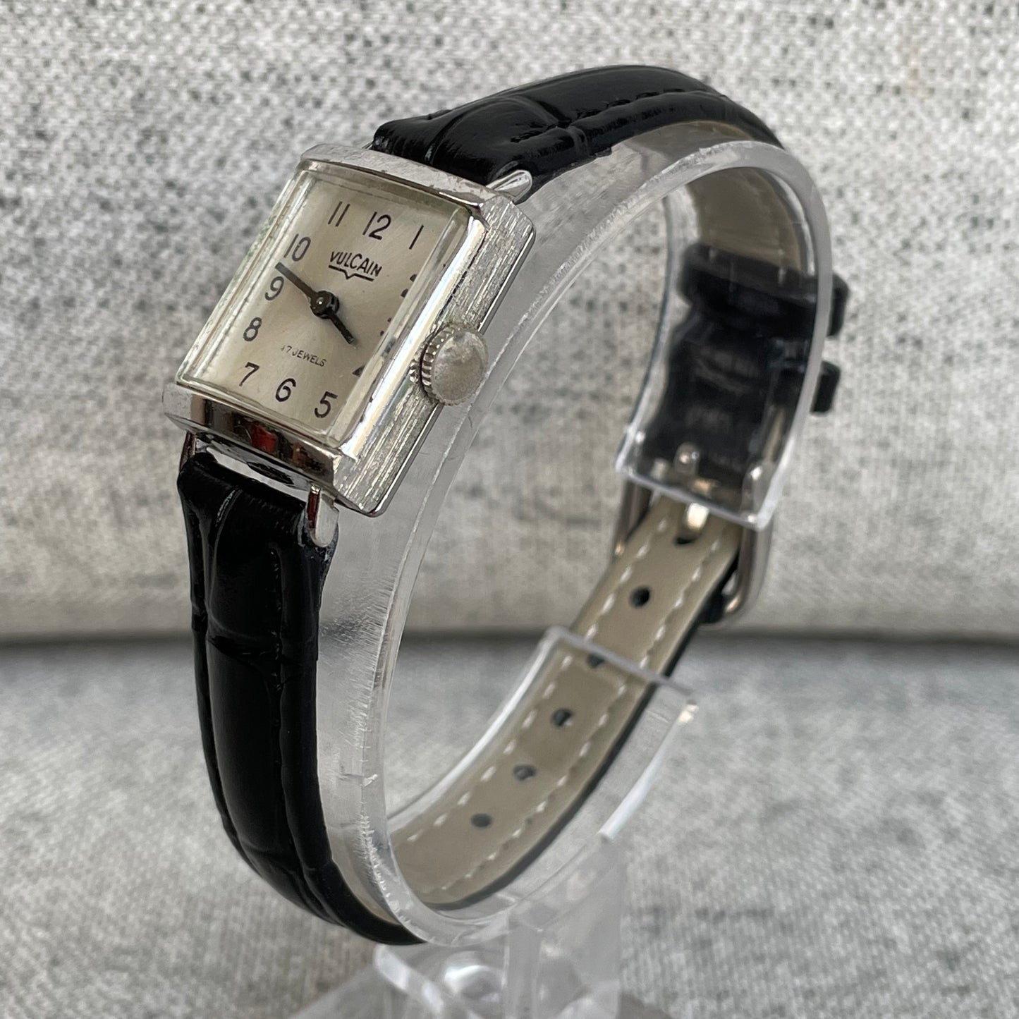 Reloj Vulcain Mujer A Cuerda Años 50’s Suizo Rectangular MUY ESCASO
