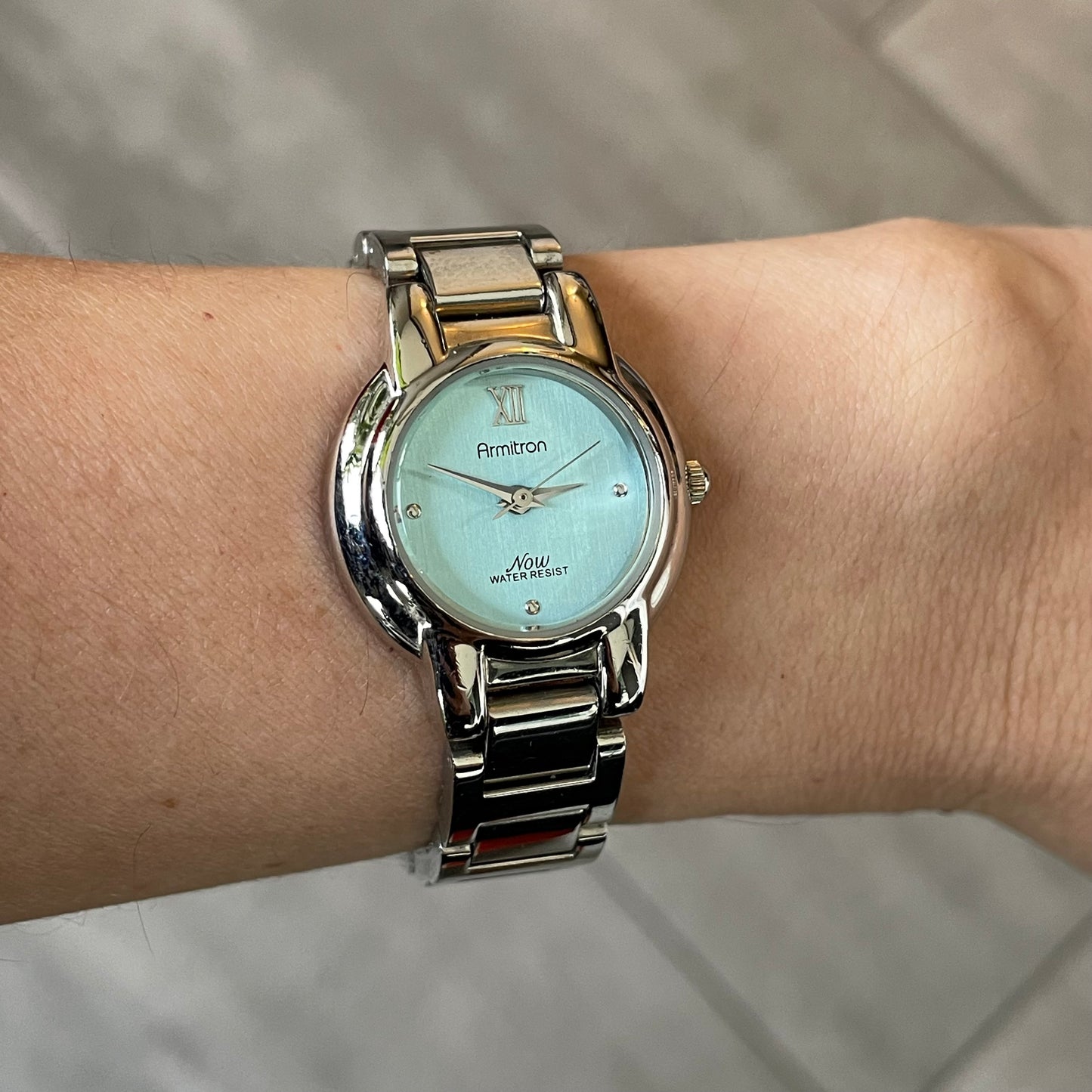 Reloj Joya Armitron Now Mujer 2000s Dial Celeste