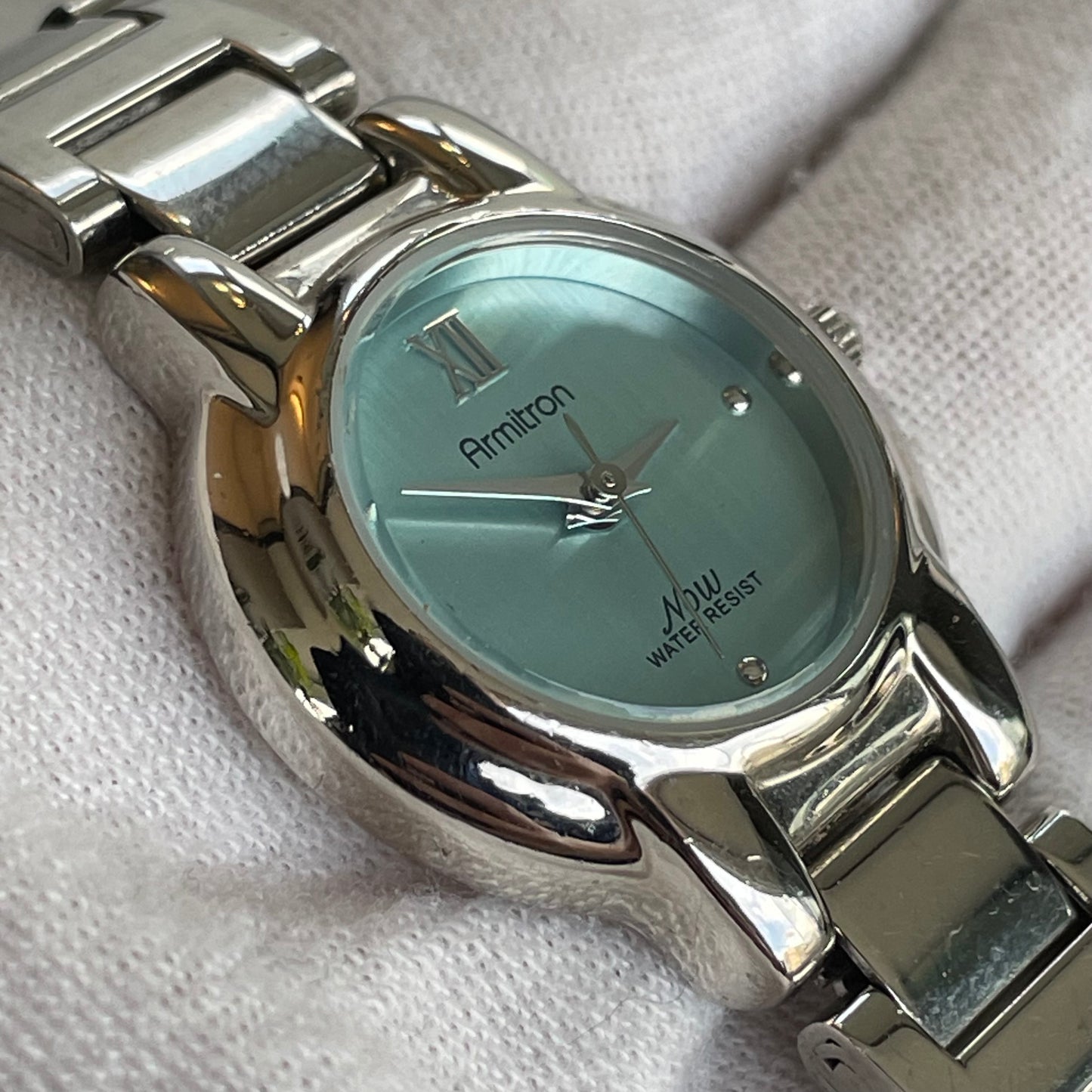Reloj Joya Armitron Now Mujer 2000s Dial Celeste
