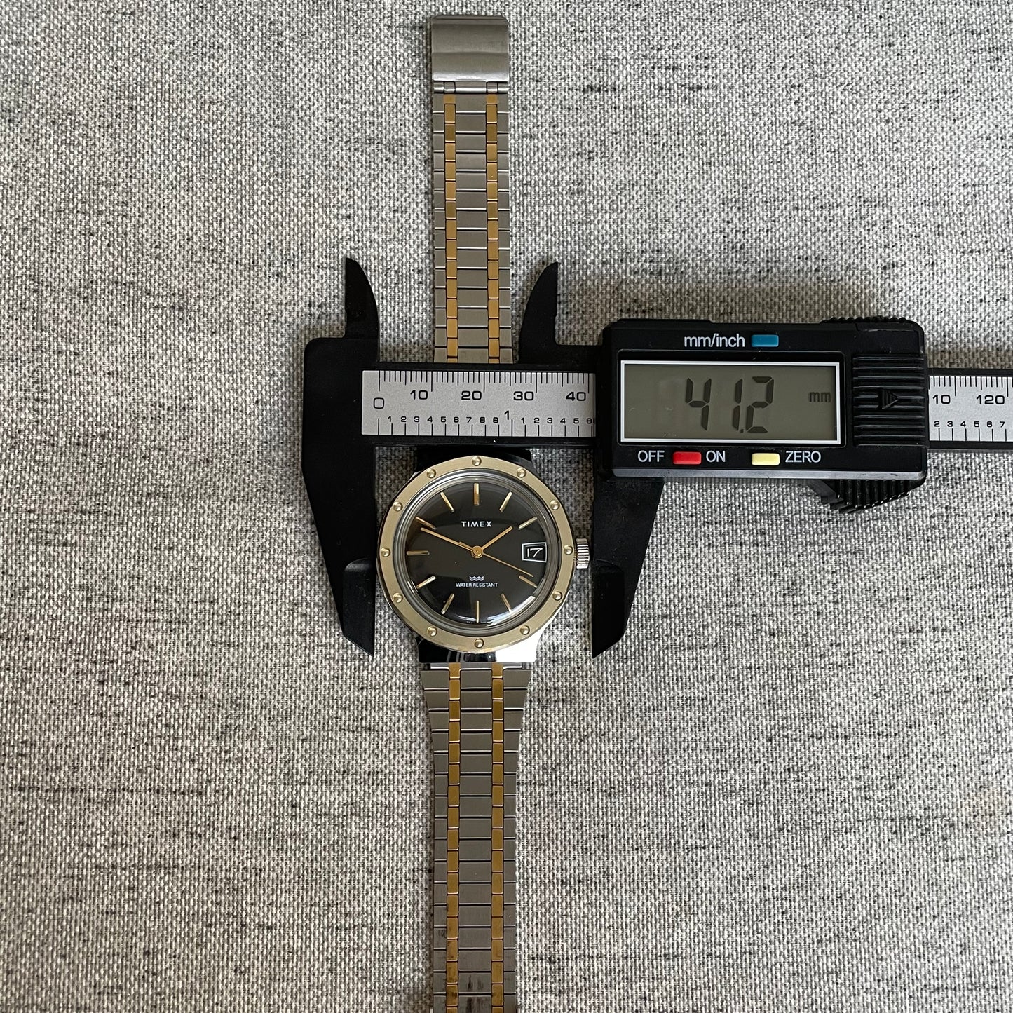 Reloj Timex Hombre A Cuerda Royal Oak Style Años 80 Funciona Perfecto ÚNICO