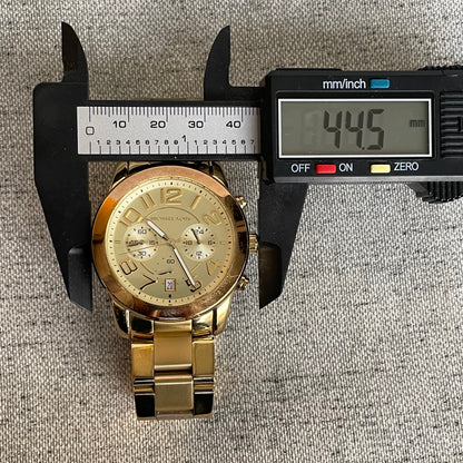 Reloj Michael Kors Hombre Años 2010 MK5726 Oversized Dorado