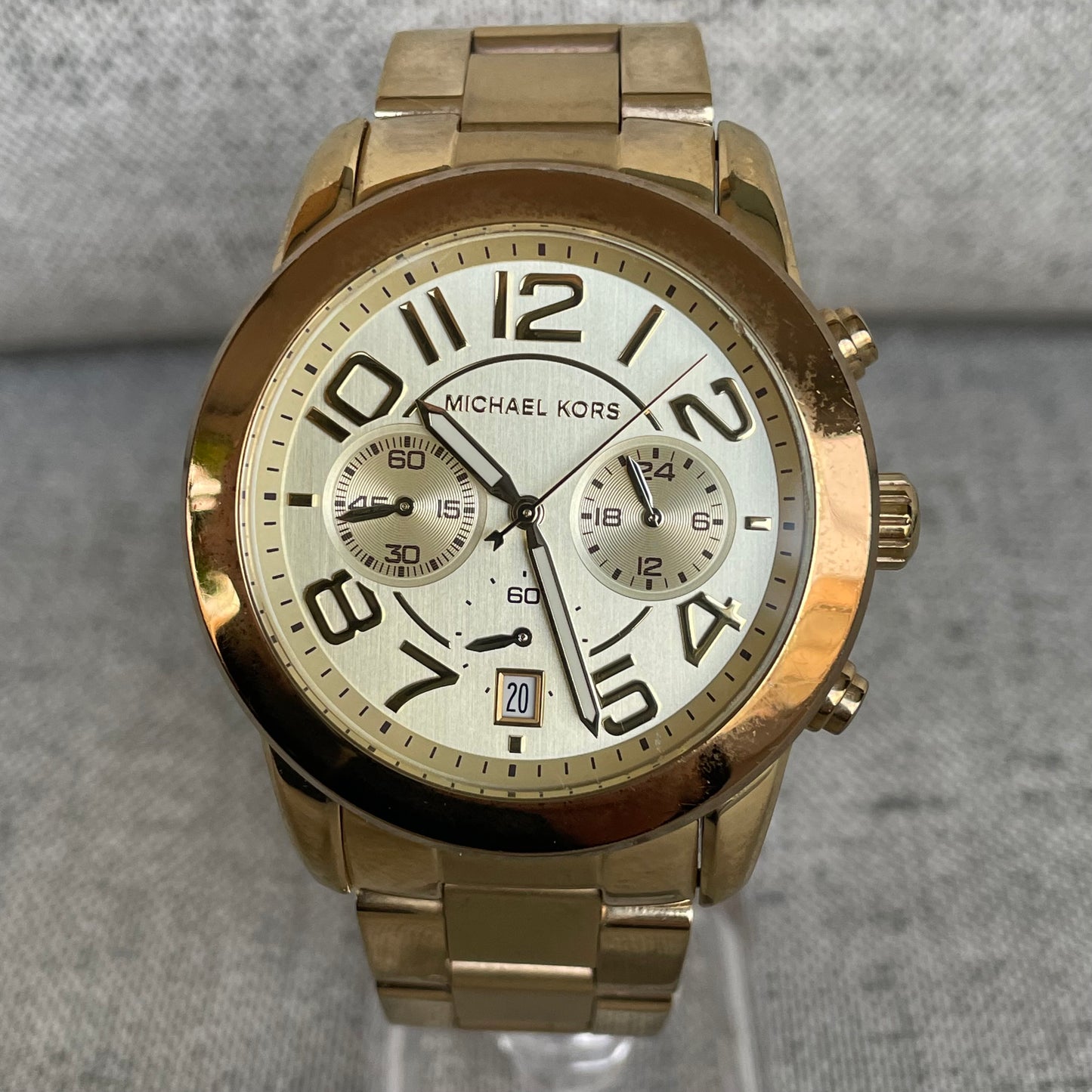 Reloj Michael Kors Hombre Años 2010 MK5726 Oversized Dorado