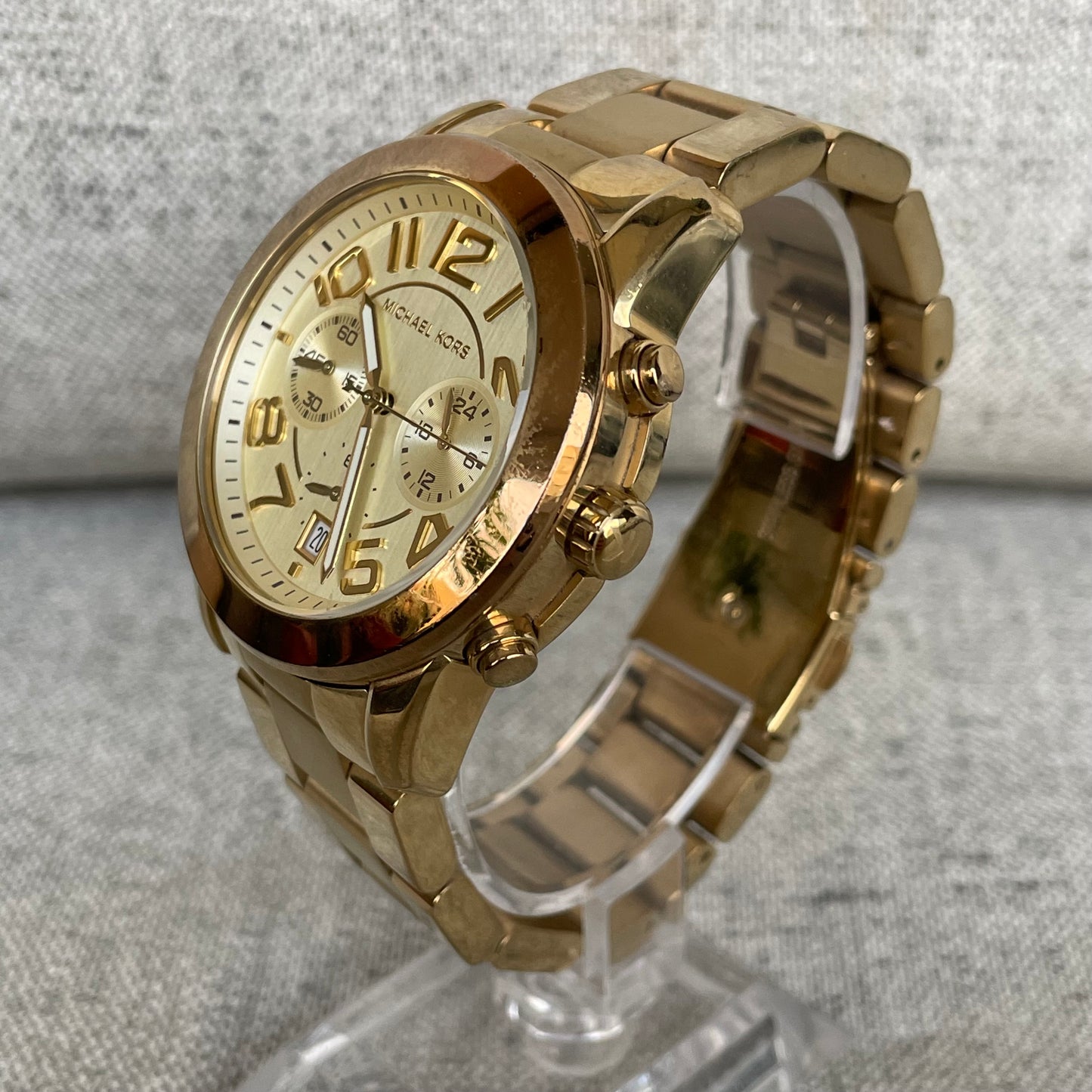 Reloj Michael Kors Hombre Años 2010 MK5726 Oversized Dorado