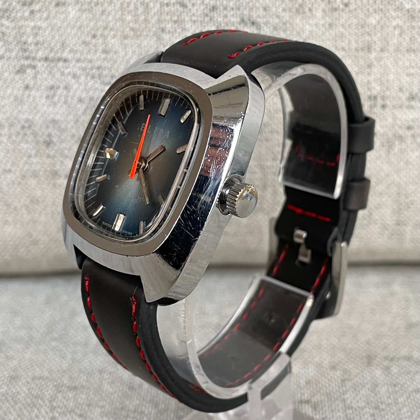 Reloj ELIDA 21 Jewels Hombre DIAL FUMÉ Suizo Años 60´s ÚNICO