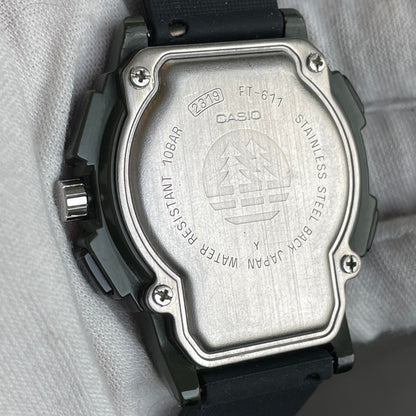 Reloj Casio Geo Trail FT-611 Ana-Digi Hombre Años 90s Escaso