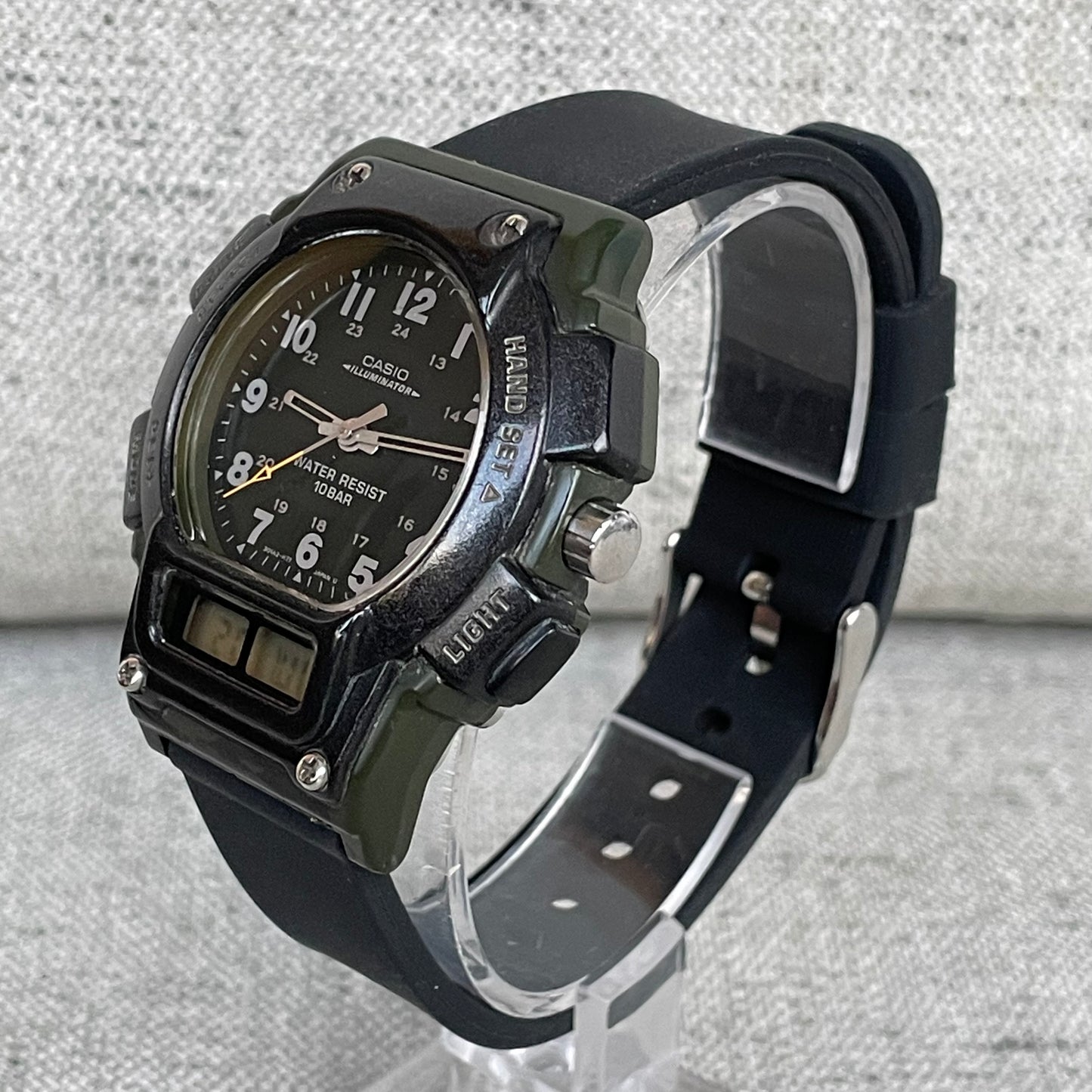 Reloj Casio Geo Trail FT-611 Ana-Digi Hombre Años 90s Escaso