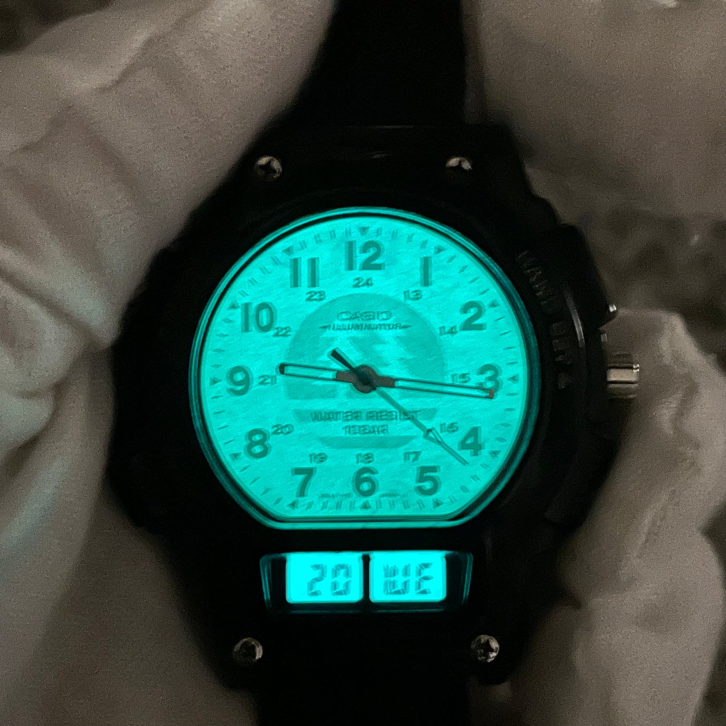 Reloj Casio Geo Trail FT-611 Ana-Digi Hombre Años 90s Escaso