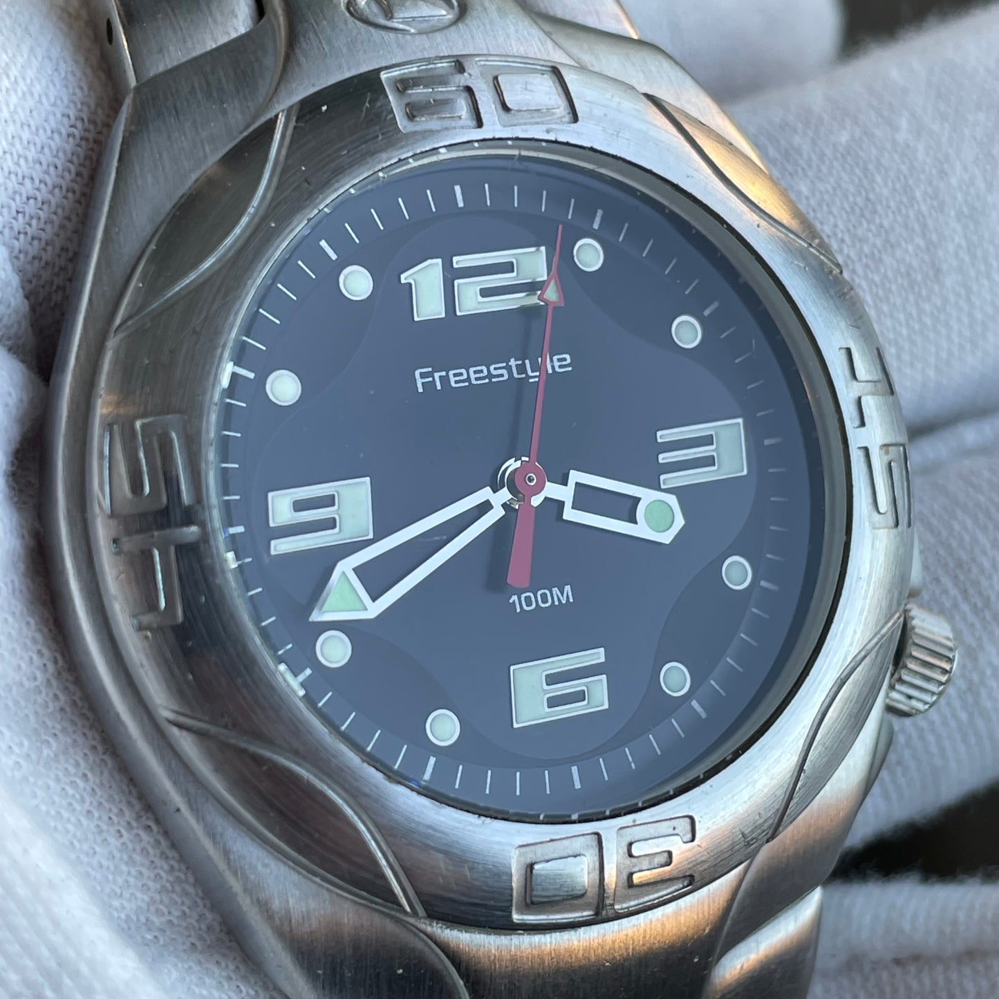 Reloj Freestyle California Surf Steel Hombre Año 2005 Vintage