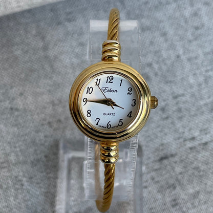 Reloj Eikon Mujer Año 2006 Pulsera Tipo Joya Dorado