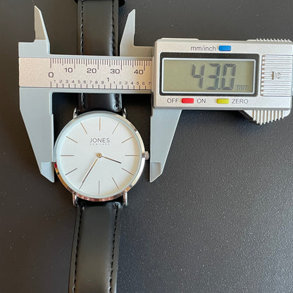 Reloj Jones New York Hombre Minimalista Full Set 43MM DIAL GRANDE Año 2015
