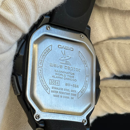 Reloj CASIO Hombre Año 2006 Wave Ceptor WV-58A World Time ESCASO