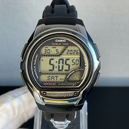 Reloj CASIO Hombre Año 2006 Wave Ceptor WV-58A World Time ESCASO