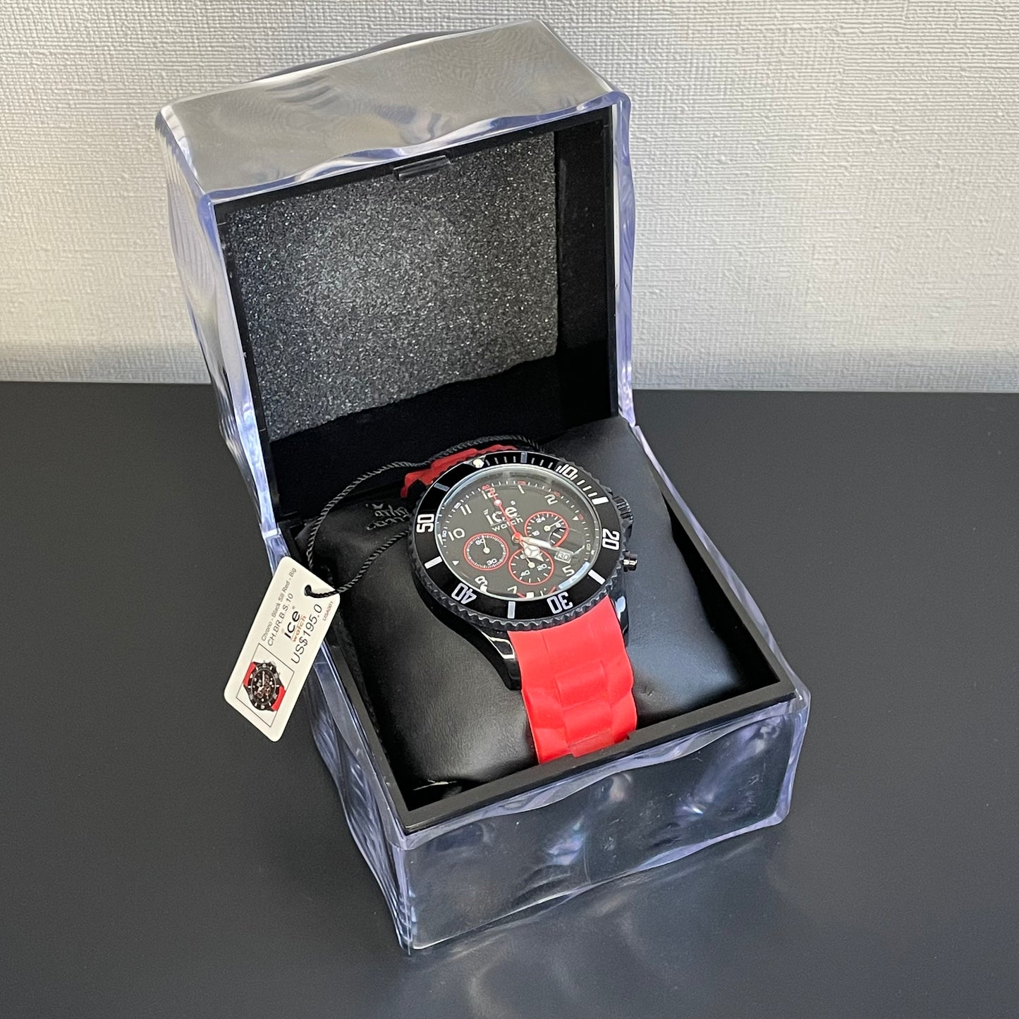 Reloj Ice-Watch Bélgica Hombre Chrono Rojo Full Set Año 2010