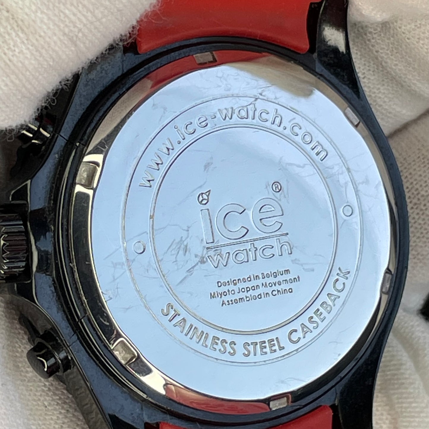 Reloj Ice-Watch Bélgica Hombre Chrono Rojo Full Set Año 2010