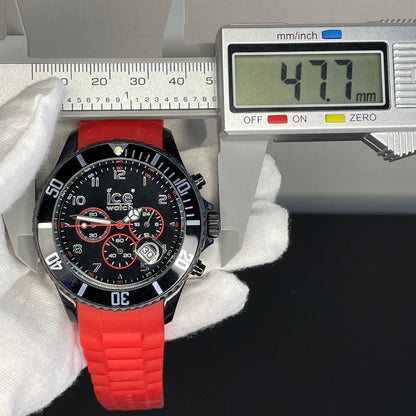 Reloj Ice-Watch Bélgica Hombre Chrono Rojo Full Set Año 2010