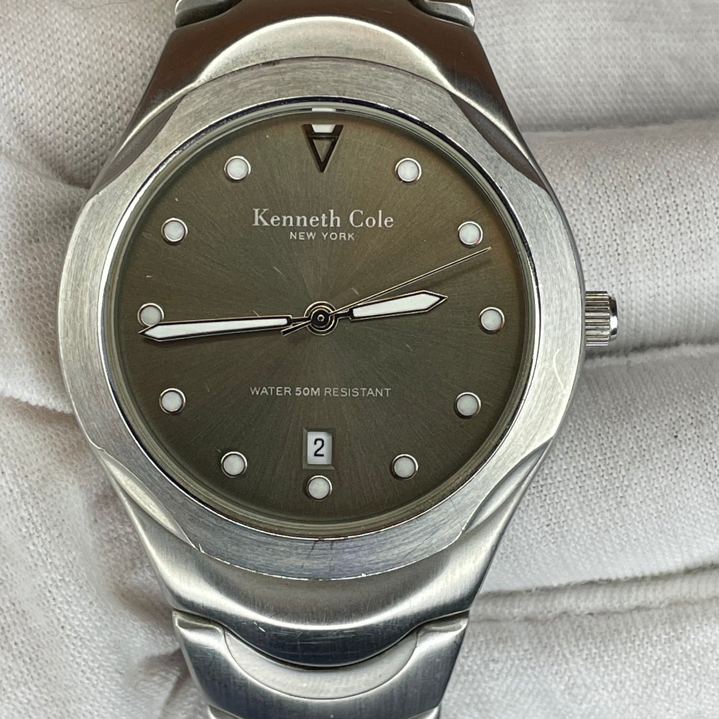Reloj Kenneth Cole New York Hombre KC3268 Acero Completo Año 2007