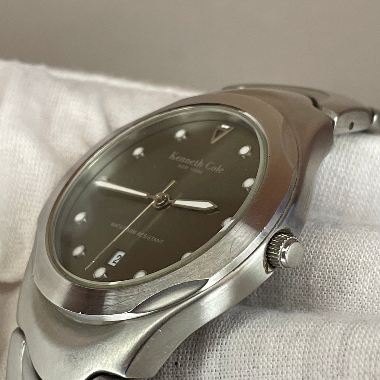 Reloj Kenneth Cole New York Hombre KC3268 Acero Completo Año 2007