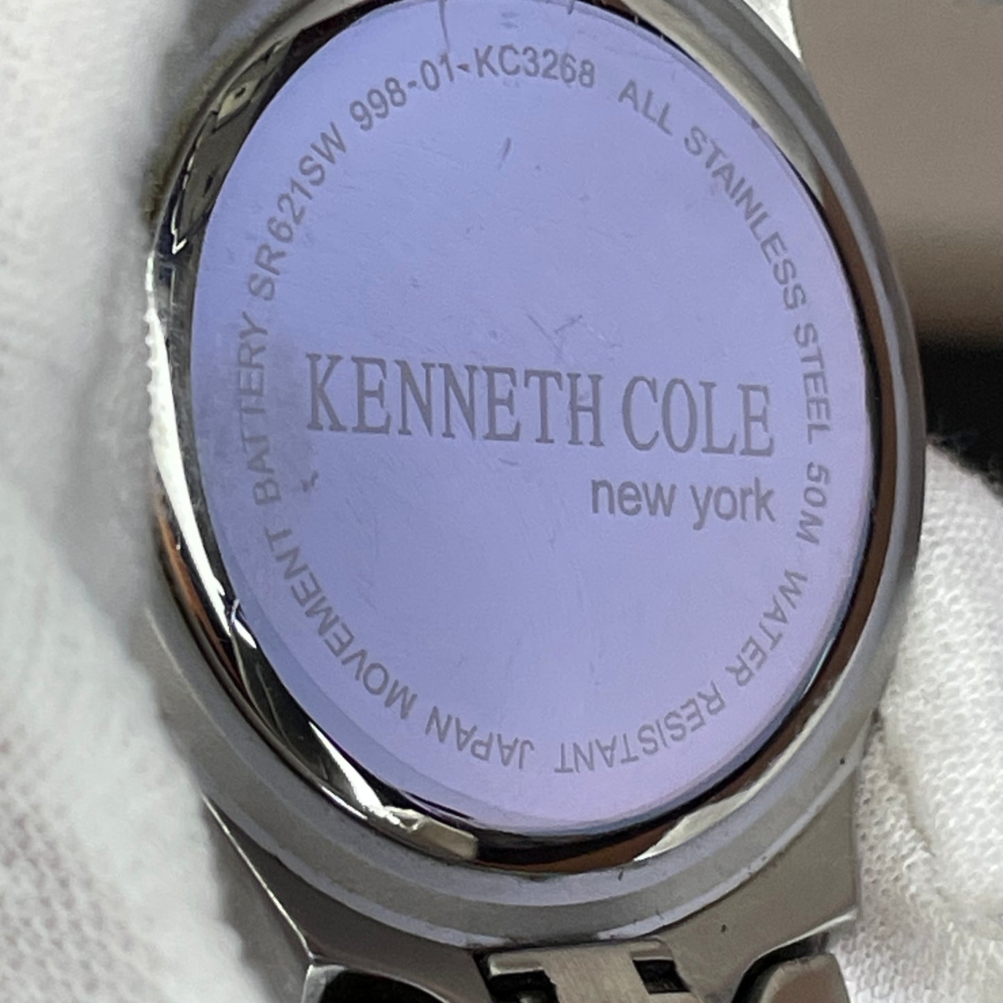 Reloj Kenneth Cole New York Hombre KC3268 Acero Completo Año 2007