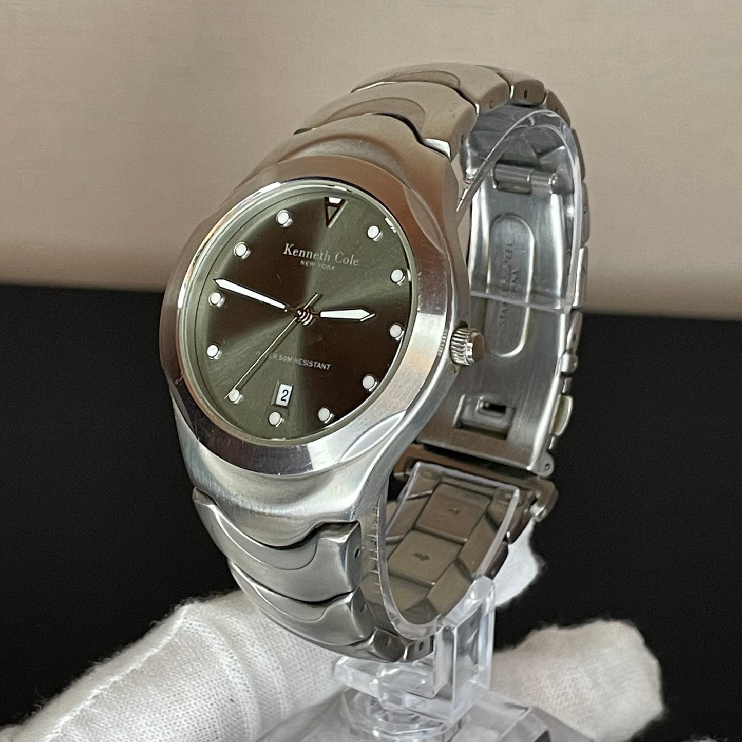 Reloj Kenneth Cole New York Hombre KC3268 Acero Completo Año 2007