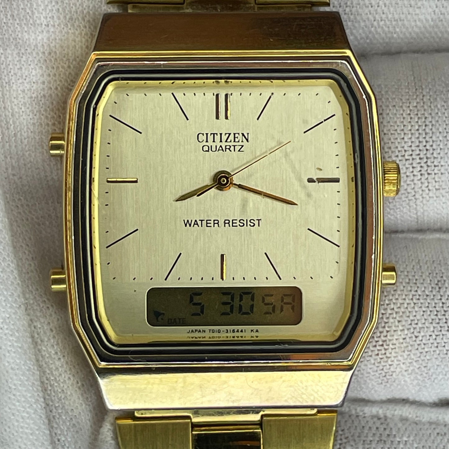 Reloj Citizen Ana-Digi Hombre Julio de 1981 Quartz Japón LEER