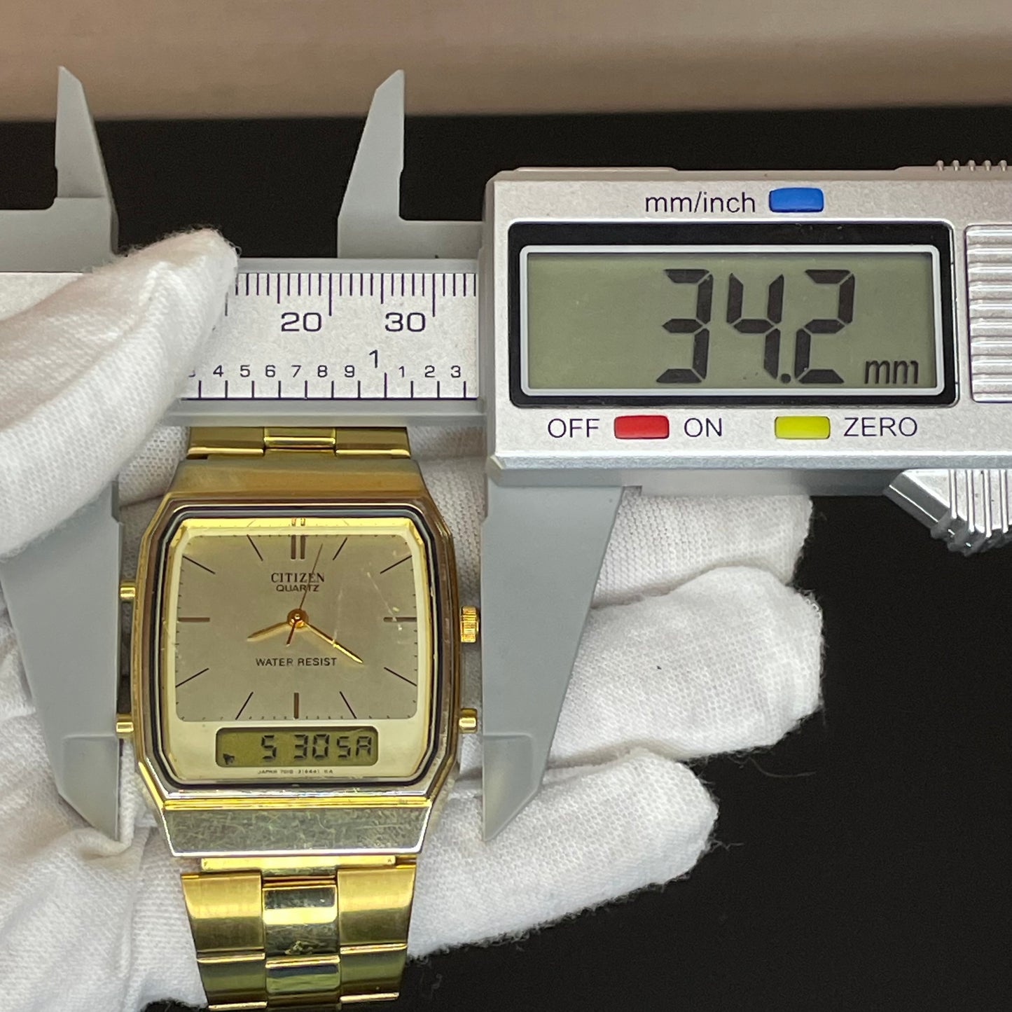 Reloj Citizen Ana-Digi Hombre Julio de 1981 Quartz Japón LEER