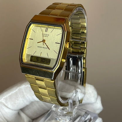 Reloj Citizen Ana-Digi Hombre Julio de 1981 Quartz Japón LEER
