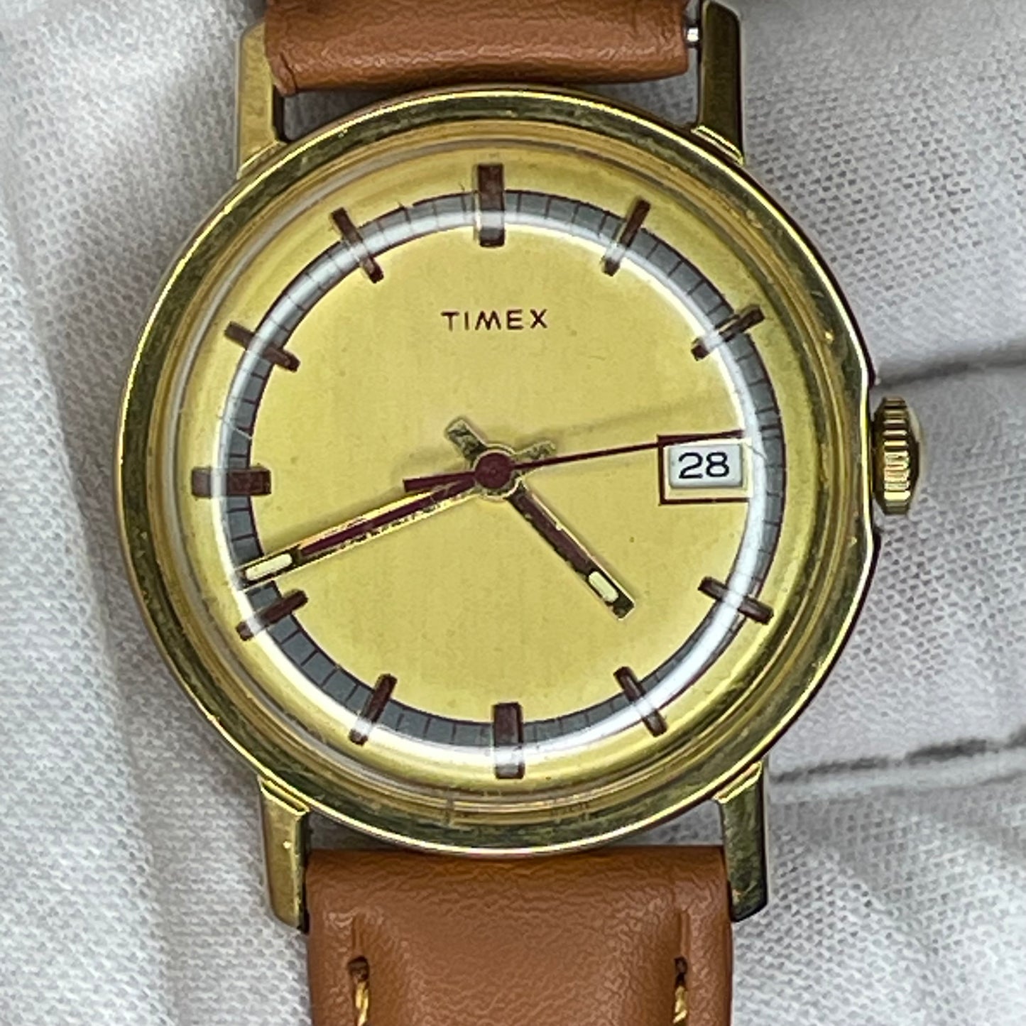 Reloj TIMEX Mercury Dundee Escocia Hombre Año 1975 A Cuerda