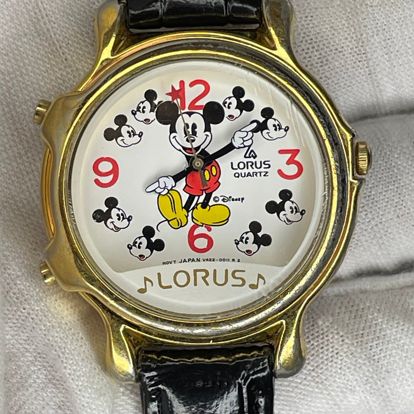 Reloj Lorus by SEIKO Mickey Mouse Musical Japón Año 1990 Disney RARO