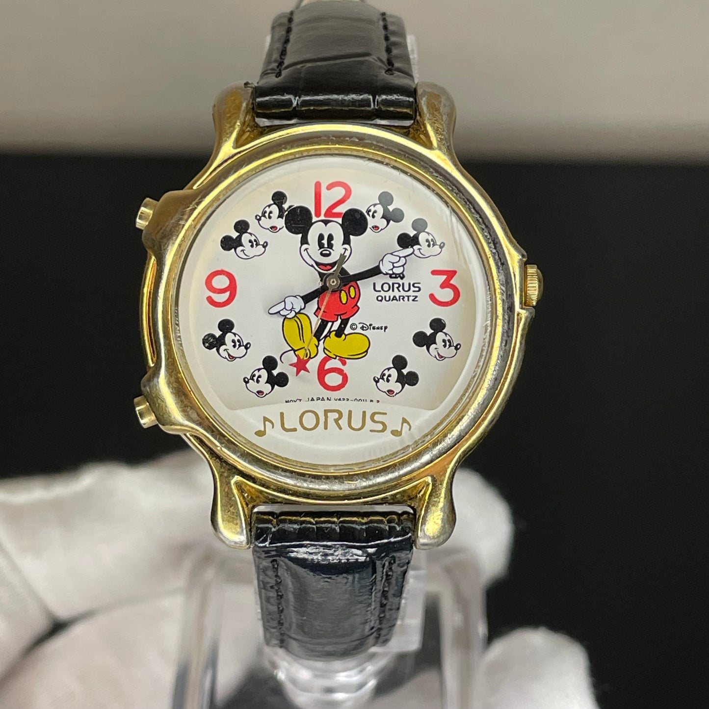 Reloj Lorus by SEIKO Mickey Mouse Musical Japón Año 1990 Disney RARO