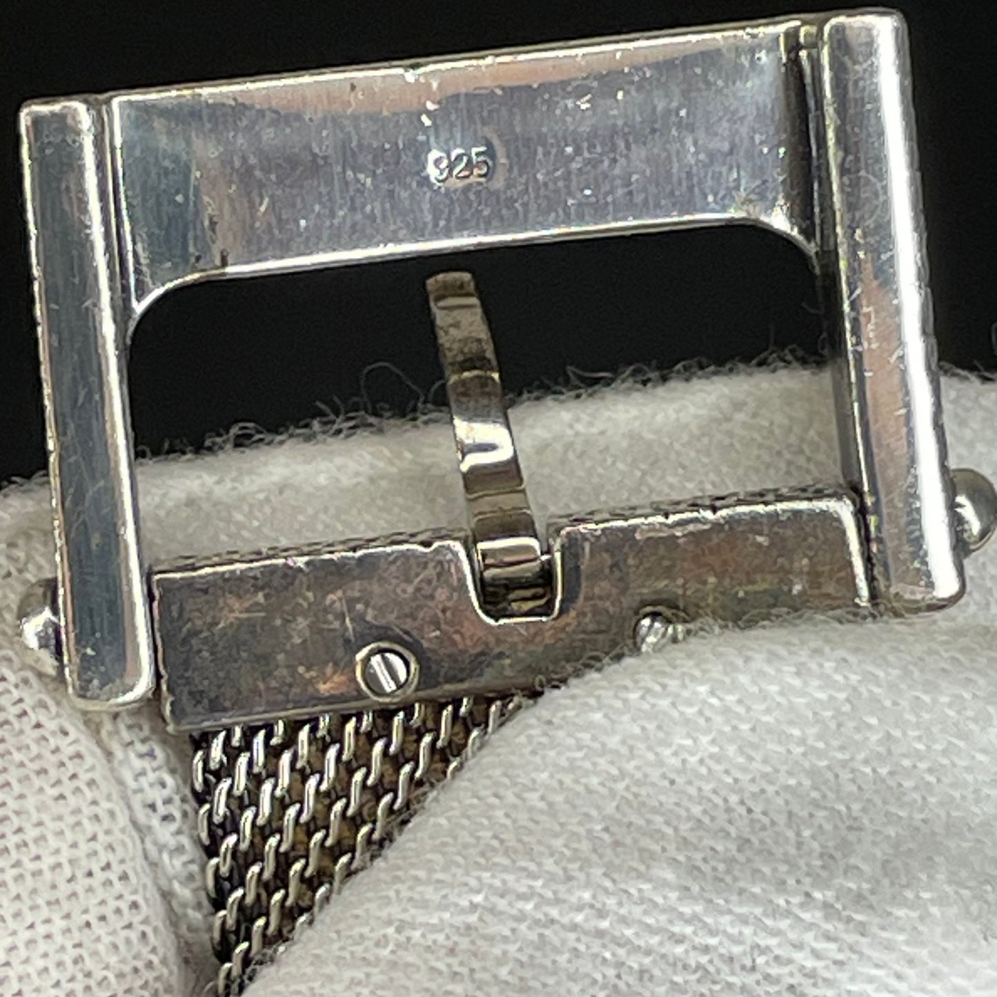 Reloj Ecclissi Plata Esterlina 925 Mujer Art Deco Rectangular Año 2001