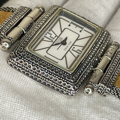 Reloj Ecclissi Plata Esterlina 925 Mujer Art Deco Rectangular Año 2001