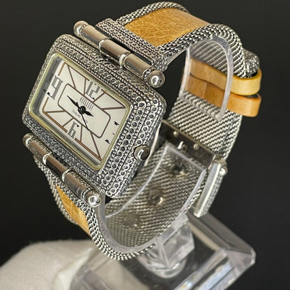 Reloj Ecclissi Plata Esterlina 925 Mujer Art Deco Rectangular Año 2001