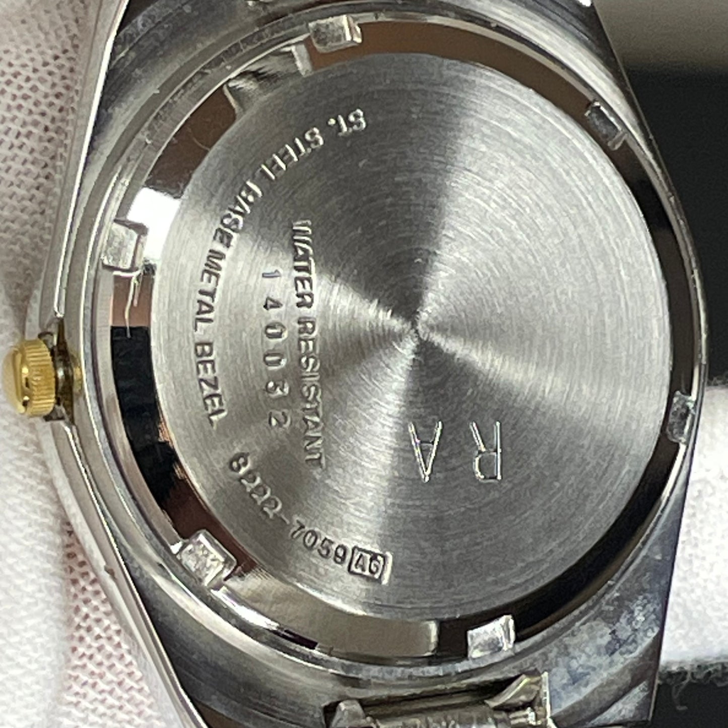 Reloj Seiko SQ Hombre Año 1981 36mm Bicolor Pulsera Original Impecable
