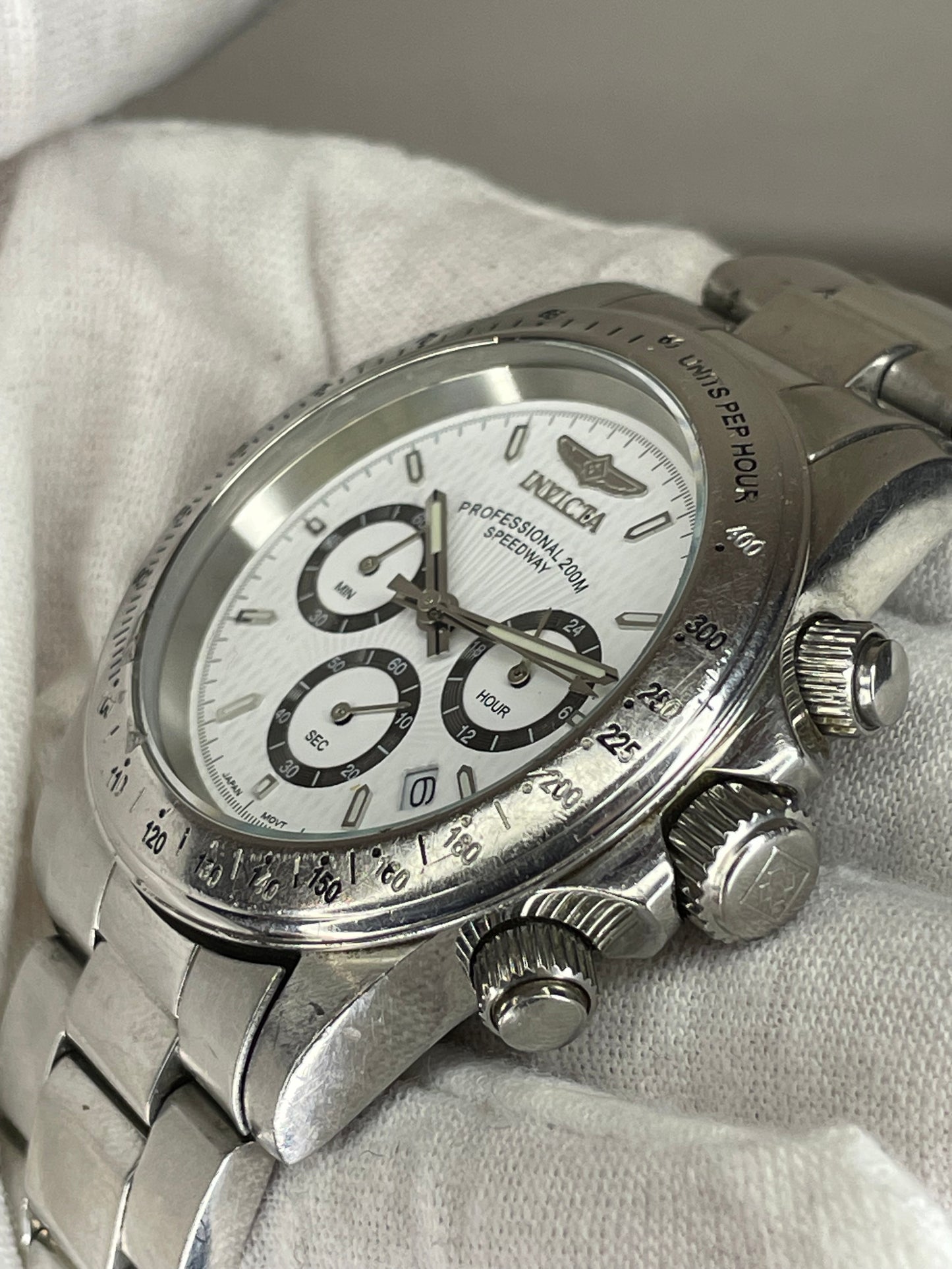 Reloj Invicta Speedway Daytona Style Hombre Año 2005 Cronógrafo