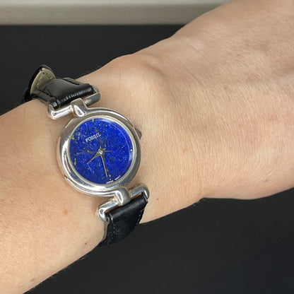 Reloj Fossil World Mujer 1998 Esfera Azul Espacial primeras colecciones