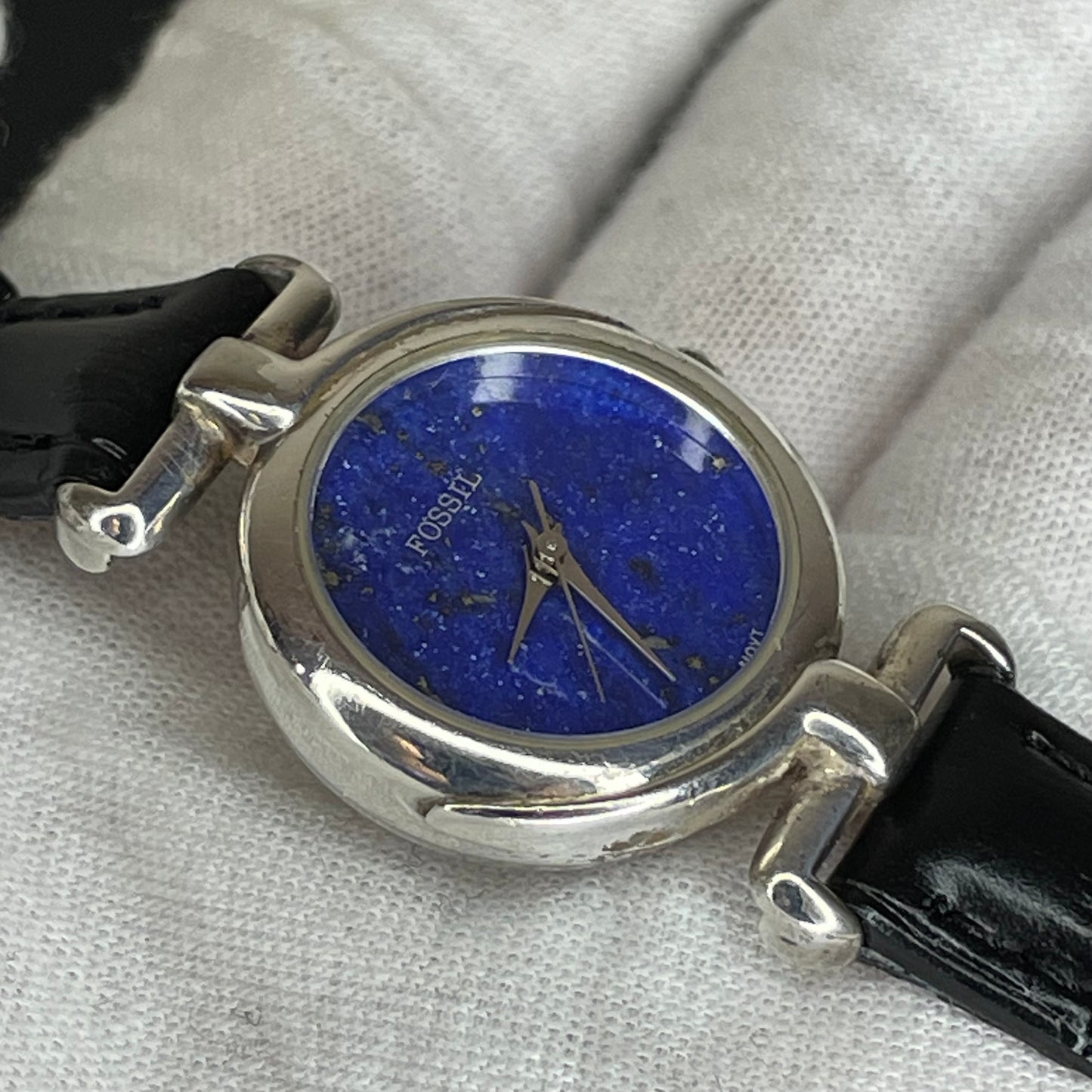 Reloj Fossil World Mujer 1998 Esfera Azul Espacial primeras colecciones