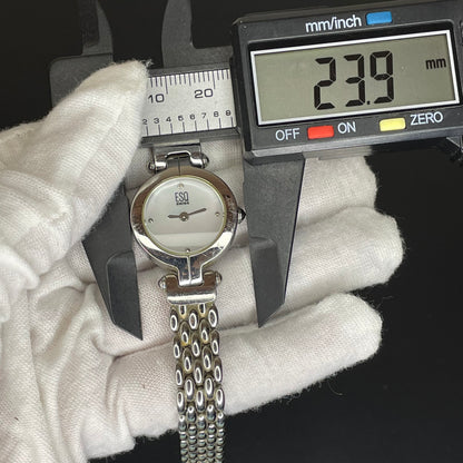 Reloj ESQ by MOVADO Swiss Mujer Madreperla Vintage 2000´s LEER