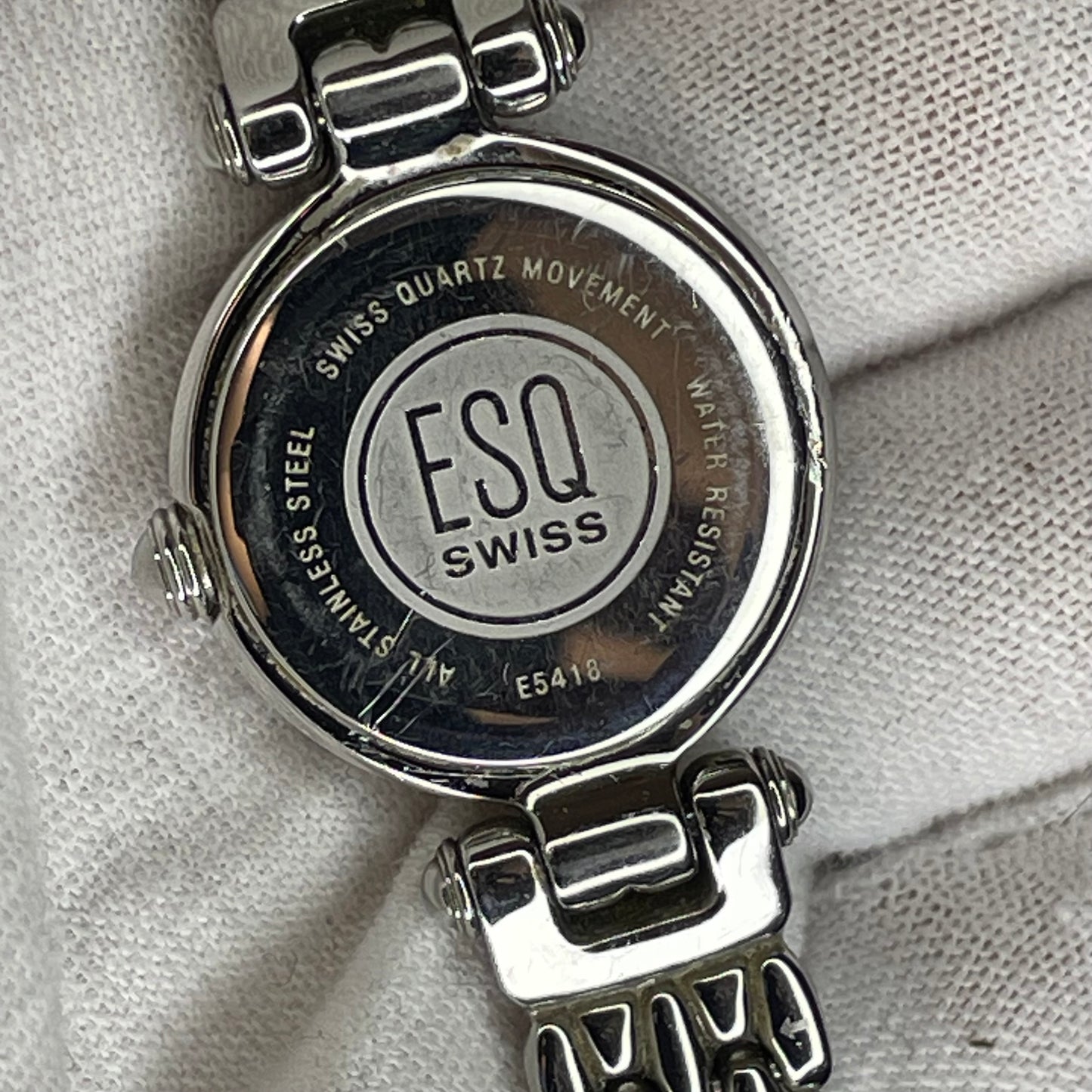 Reloj ESQ by MOVADO Swiss Mujer Madreperla Vintage 2000´s LEER