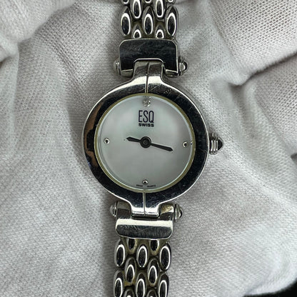 Reloj ESQ by MOVADO Swiss Mujer Madreperla Vintage 2000´s LEER
