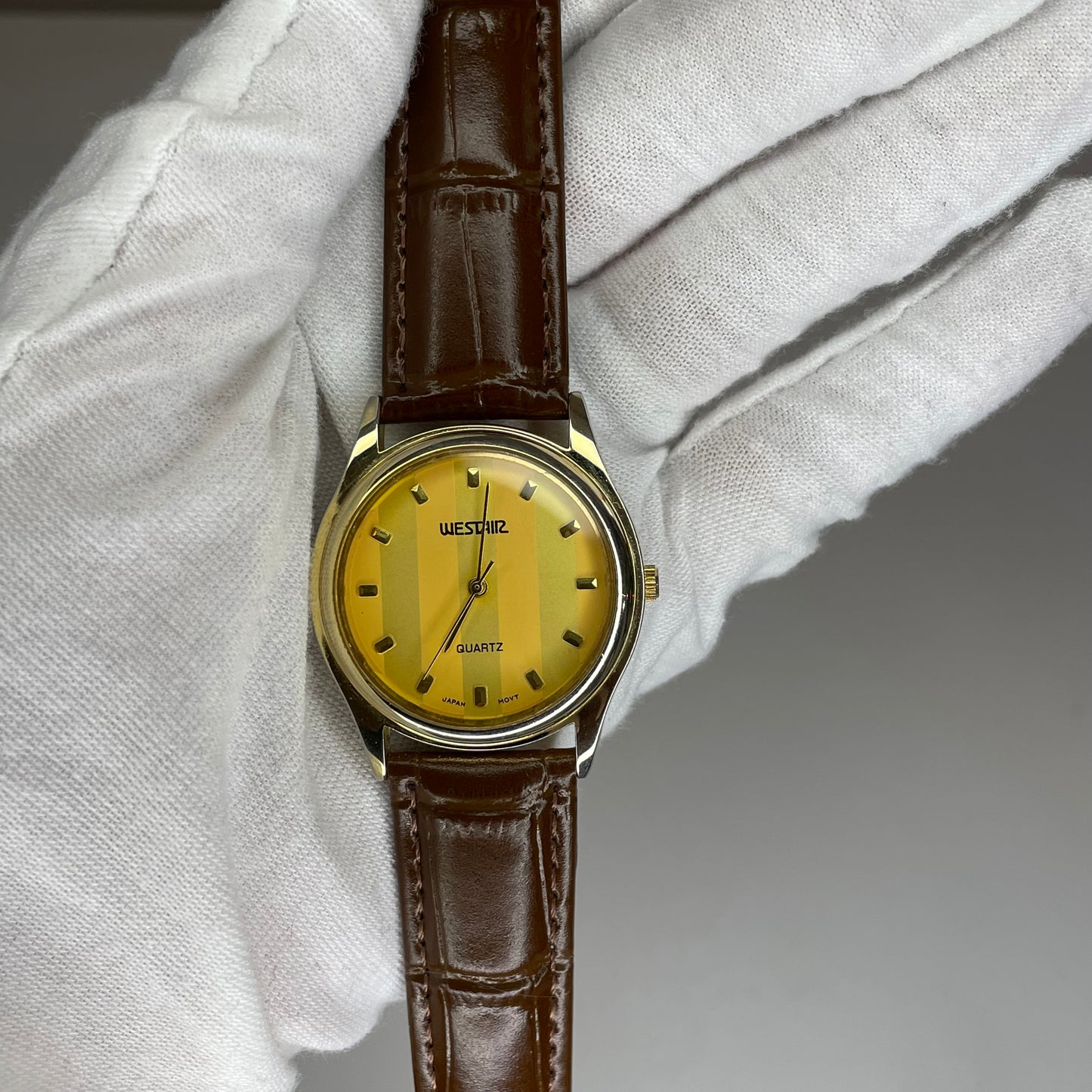 Reloj Westair Quartz Año 1997 Dial Pop Amarillo Japan Movt
