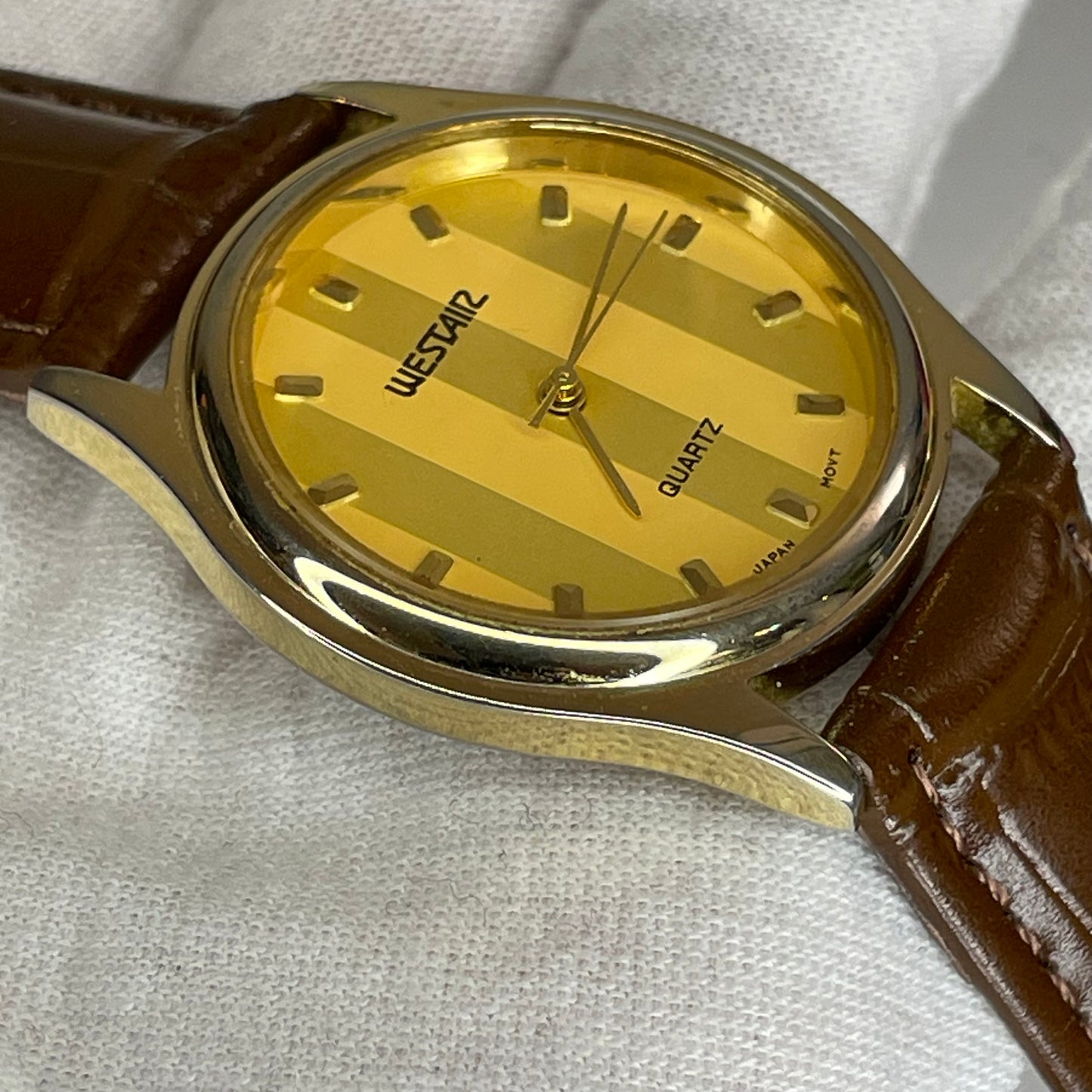 Reloj Westair Quartz Año 1997 Dial Pop Amarillo Japan Movt
