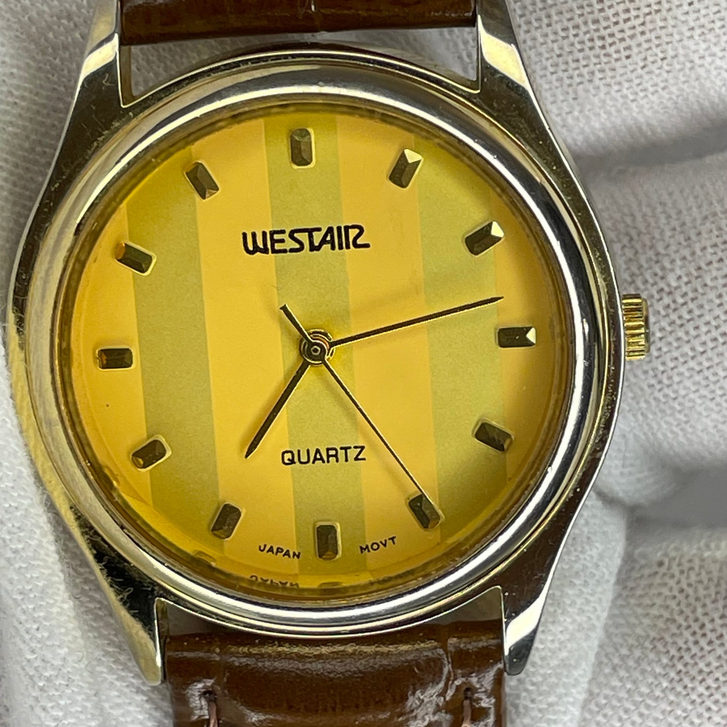 Reloj Westair Quartz Año 1997 Dial Pop Amarillo Japan Movt