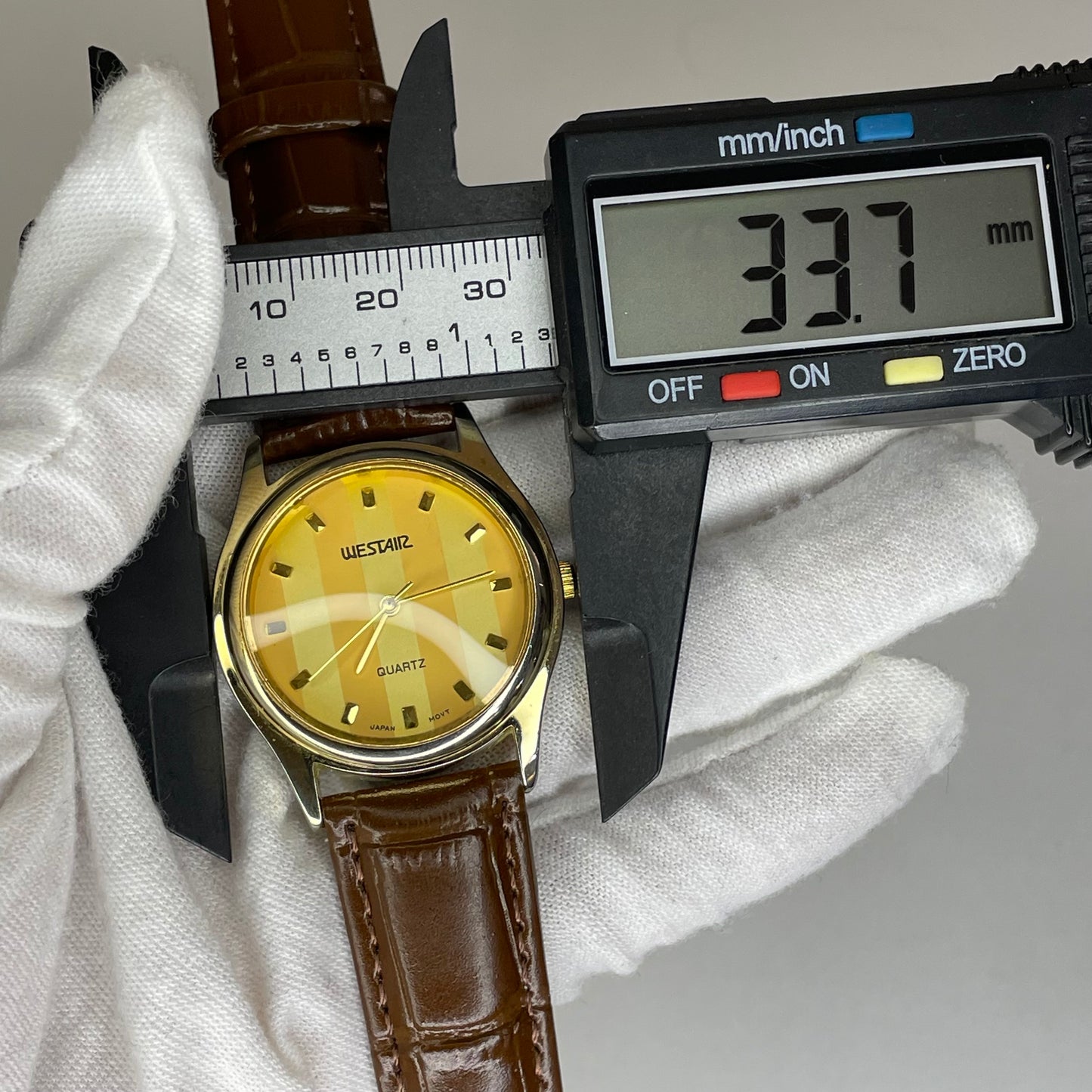 Reloj Westair Quartz Año 1997 Dial Pop Amarillo Japan Movt