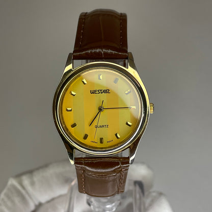 Reloj Westair Quartz Año 1997 Dial Pop Amarillo Japan Movt