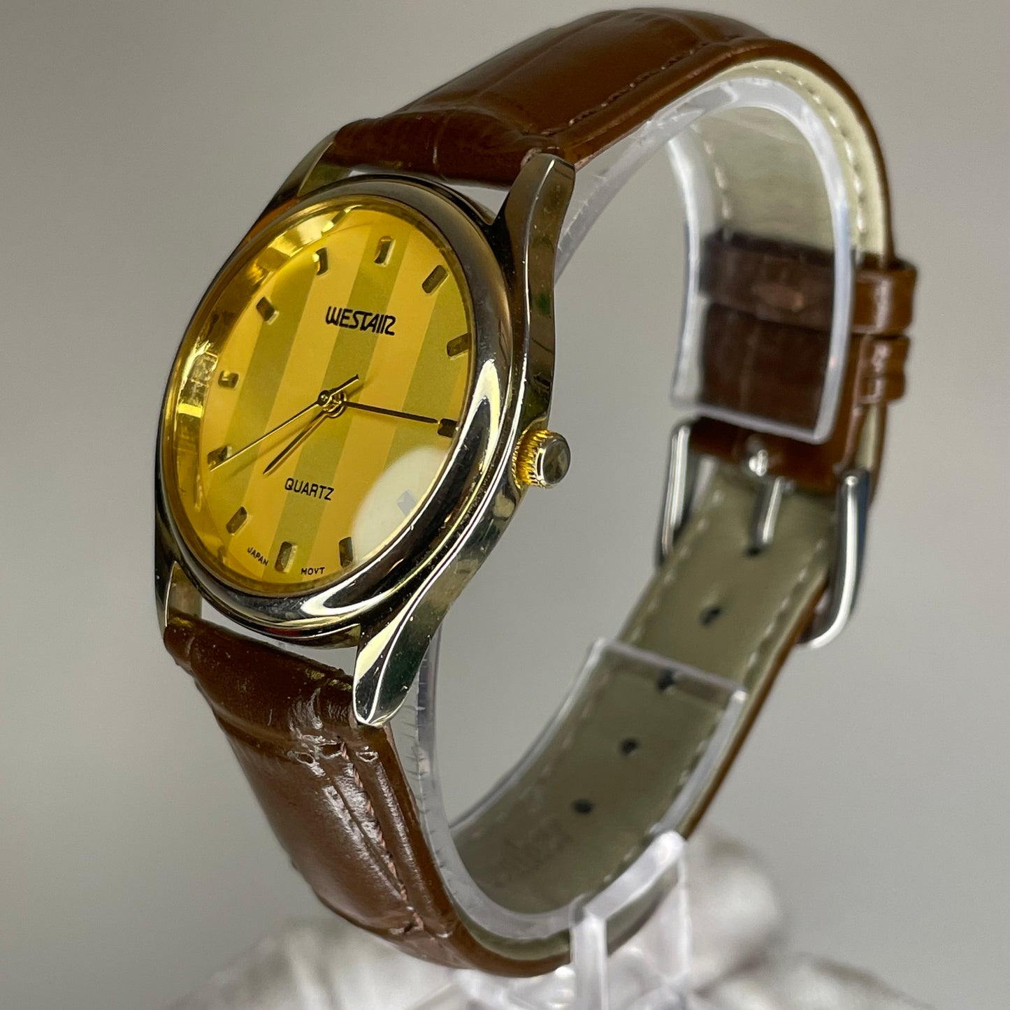 Reloj Westair Quartz Año 1997 Dial Pop Amarillo Japan Movt
