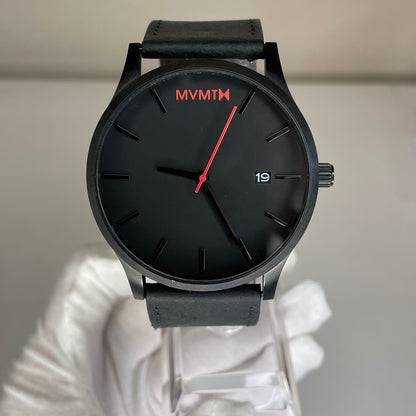 Reloj MVMT M34 Black Red Accent Quartz Año 2015 Minimalist