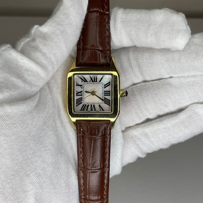 Reloj Bronzo Italia Mujer Swiss Parts Movement Bronce Circa 2012 ESCASO