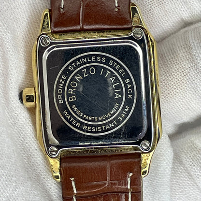 Reloj Bronzo Italia Mujer Swiss Parts Movement Bronce Circa 2012 ESCASO