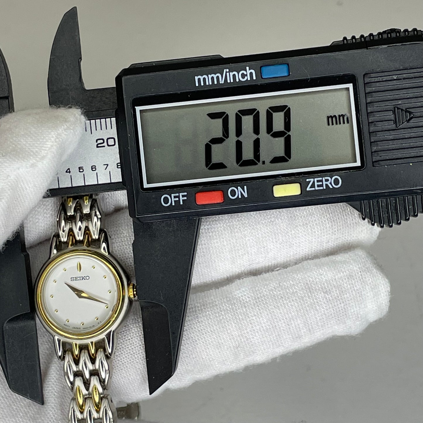 Reloj joya SEIKO 1N00-1H20 Mujer Bicolor Octubre 1991 ÚNICO