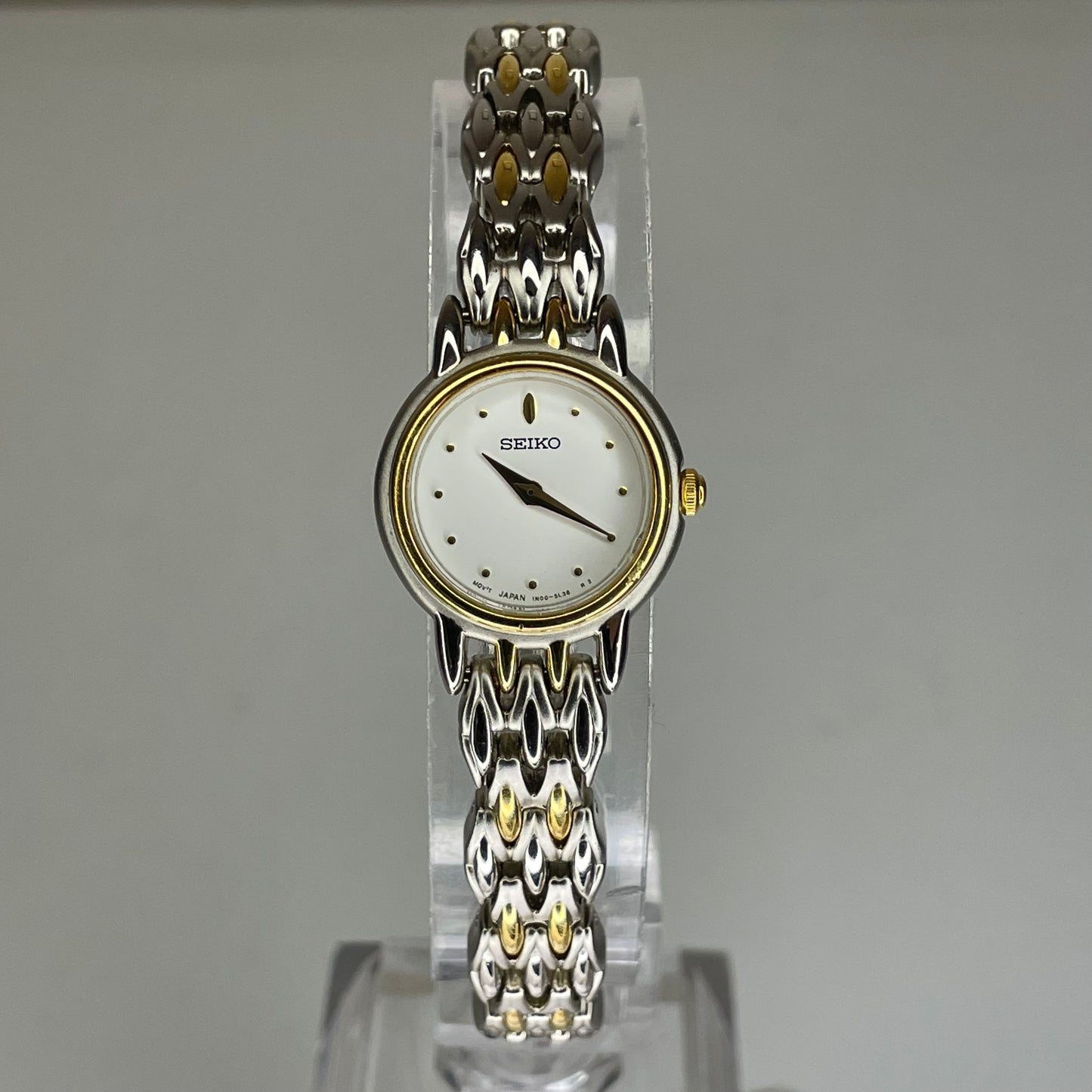 Reloj joya SEIKO 1N00-1H20 Mujer Bicolor Octubre 1991 ÚNICO